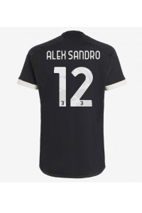 Fotbalové Dres Juventus Alex Sandro #12 Třetí Oblečení 2023-24 Krátký Rukáv